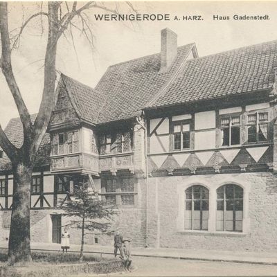 Bild vergrößern: Wernigerode Innenstadt Haus Gadenstedt (PK_III_0068)