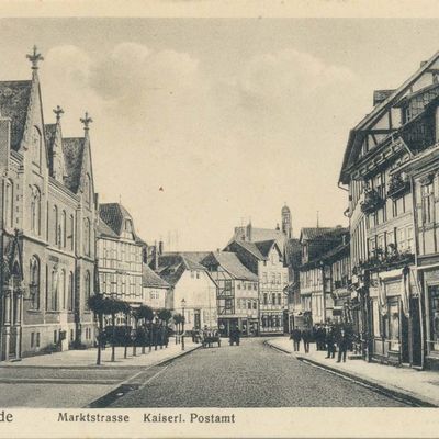 Bild vergrößern: PK_III_0085 Wernigerode Innenstadt Marktstr., Postamt