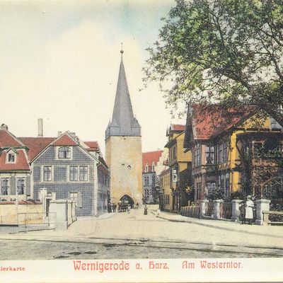 Bild vergrößern: PK_III_0097 Wernigerode Innenstadt Westerntor