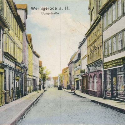 Bild vergrößern: Wernigerode Innenstadt Burgstraße (PK_III_0137)