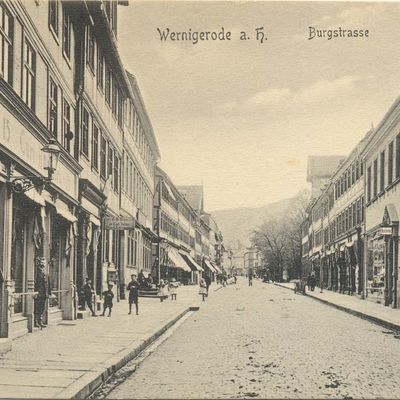 Bild vergrößern: Wernigerode Innenstadt Burgstraße (PK_III_0138)