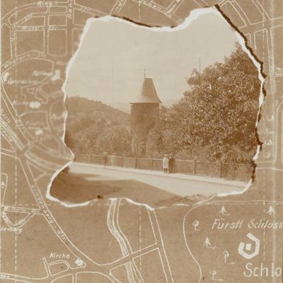 Bild vergrößern: PK_III_0182 Wernigerode Innenstadt Stadtmauer u. Turm