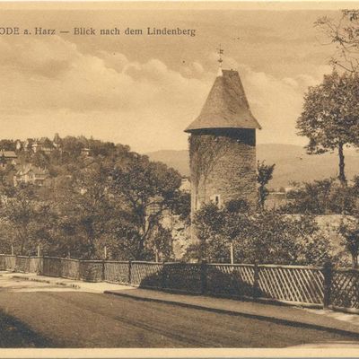 Bild vergrößern: PK_III_0191 Wernigerode Innenstadt Blick z. Lindenberg