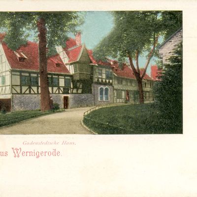 Bild vergrößern: Wernigerode Innenstadt Haus Gadenstedt (PK_III_0073)