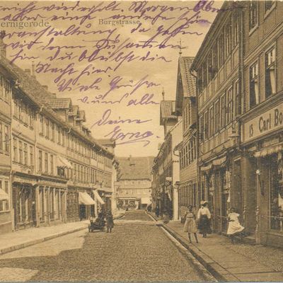 Bild vergrößern: Wernigerode Innenstadt Burgstraße (PK_III_0140)