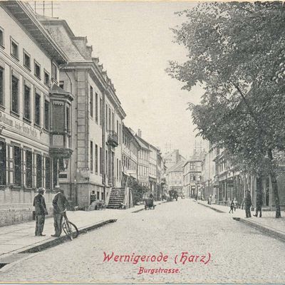 Bild vergrößern: Wernigerode Innenstadt Burgstraße (PK_III_0141)