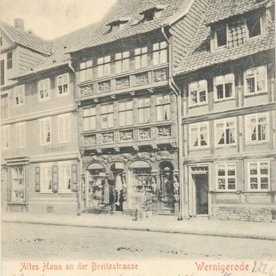 Bild vergrößern: PK_III_0161 Wernigerode Innenstadt Altes Haus, Breitestr.