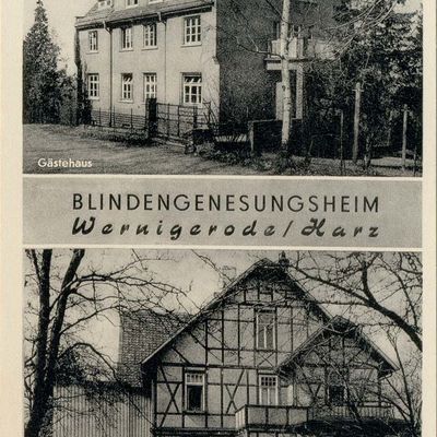 Bild vergrößern: PK_IV_0063 Wernigerode Heime Blindengenesungsheim