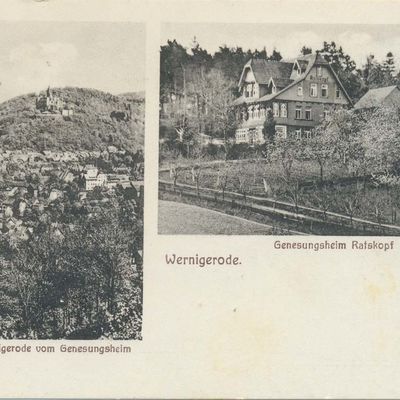 Bild vergrößern: PK_IV_0065 Wernigerode Heime Genesungsh. Ratskopf