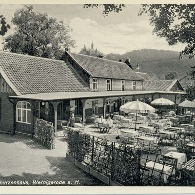 Bild vergrößern: PK_IV_0143 Wernigerode Hotels Nöschenröder Schützenhaus Konzertgarten