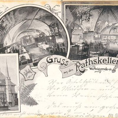 Bild vergrößern: PK_IV_0156 Wernigerode Hotels Ratskeller u. Rathaus