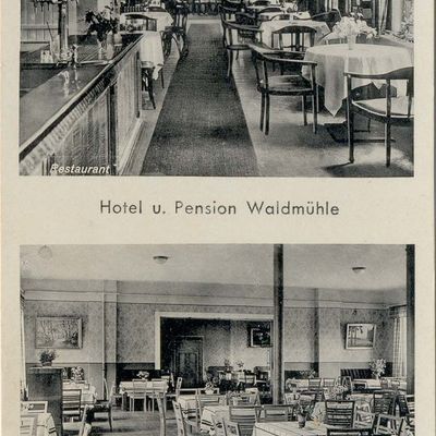 Bild vergrößern: PK_IV_0198 Blankenburg Hotels Hotel u. Pension Waldmühle