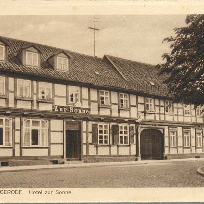 Bild vergrößern: PK_IV_0214 Wernigerode Hotels Hotel zur Sonne