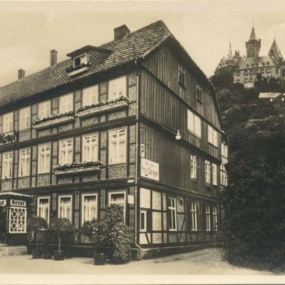 Bild vergrößern: PK_IV_0230 Wernigerode Hotels Hotel Deutsches Haus