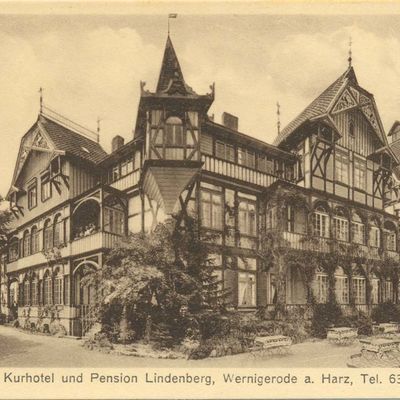 Bild vergrößern: PK_IV_0247 Wernigerode Hotels Hotel Lindenberg
