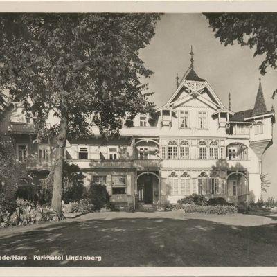 Bild vergrößern: PK_IV_0261 Wernigerode Hotels Parkhotel Lindenberg