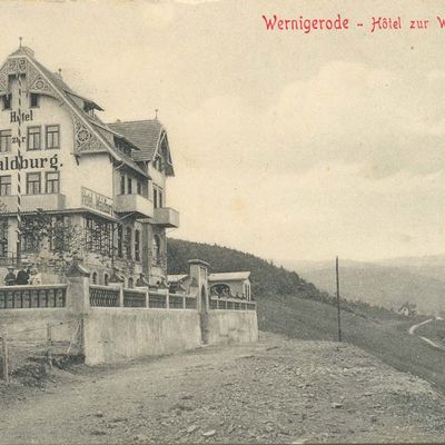 Bild vergrößern: PK_IV_0266 Wernigerode Hotels Hotel zur Waldburg