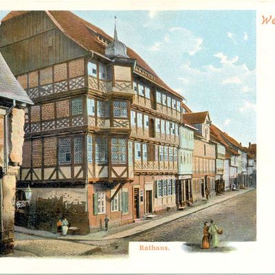 Bild vergrößern: PK_IV_0302 Wernigerode Hotels Altes Rathaus später Hotel zum Bären