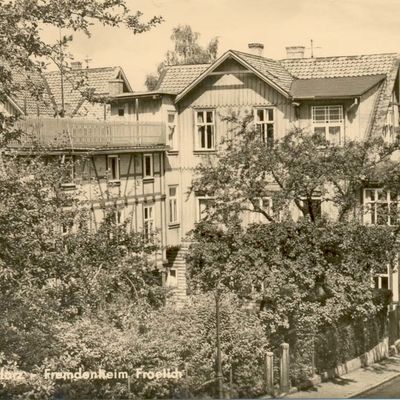 Bild vergrößern: PK_IV_0307 Wernigerode Pensionen Fremdenh. Froelich