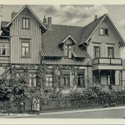 Bild vergrößern: PK_IV_0335 Wernigerode Pensionen Haus Borchers-Zettl