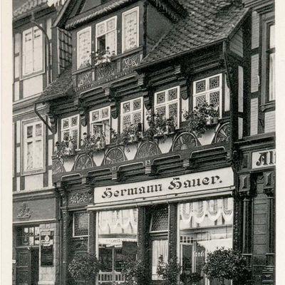 Bild vergrößern: PK_IV_0359 Wernigerode Cafès Café Hauer