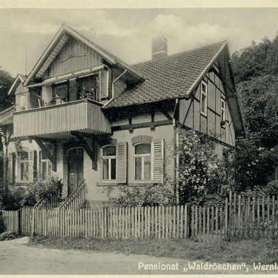 Bild vergrößern: PK_IV_0414 Wernigerode Pensionen Pensionat Waldröschen