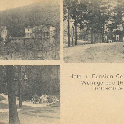 Bild vergrößern: PK_IV_0426 Wernigerode Hotels Hotel u. Pension Continental