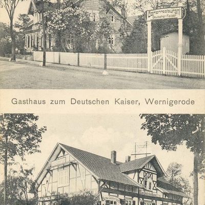 PK_IV_0451 Wernigerode Hotels Gasthaus zum Deutschen Kaiser