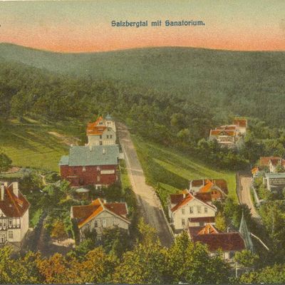 Bild vergrößern: PK_IV_0033 Wernigerode Heime Sanatorium m. Salzbergt.