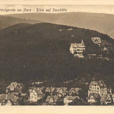 Bild vergrößern: PK_IV_0111 Wernigerode Hotels Blick a. Sennhütte