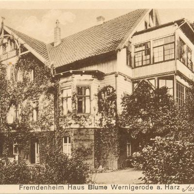 Bild vergrößern: PK_IV_0344 Wernigerode Pensionen Haus Blume