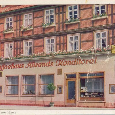 Bild vergrößern: PK_IV_0367 Wernigerode Cafès Kaffeehaus Ahrends