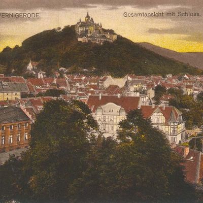 Bild vergrößern: PK_V_0007 Wernigerode Stadtansichten Gesamtansicht