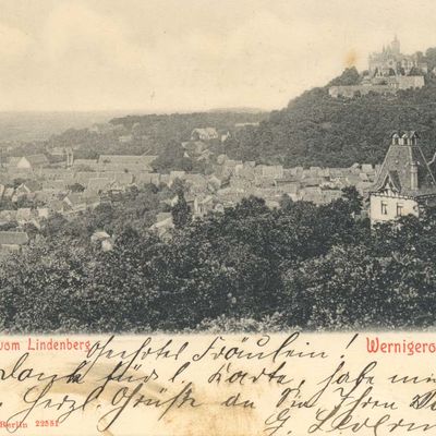 Bild vergrößern: PK_V_0038 Wernigerode Stadtansichten Am Lindenberg