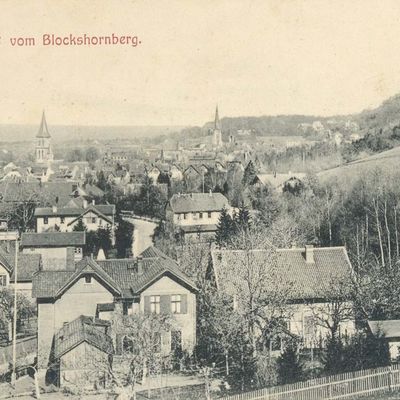 Bild vergrößern: PK_V_0050 Wernigerode Stadtansichten Wernigerode v. Blockshornweg