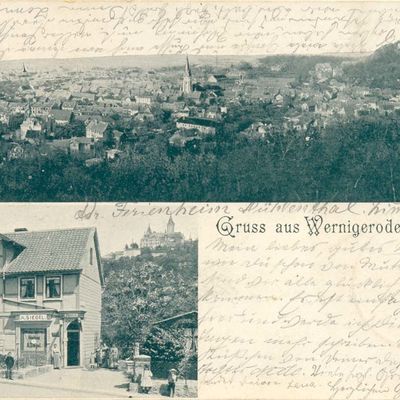 Bild vergrößern: PK_V_0069 Wernigerode Stadtansichten Wernigerode Weinhandlung A. Siegel