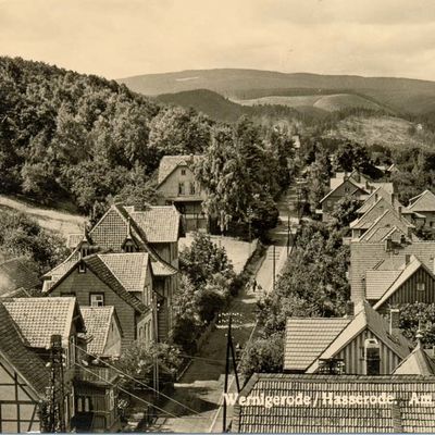 Bild vergrößern: PK_V_0154 Wernigerode Stadtansichten Hasserode, Kapitelsberg