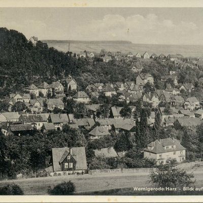 Bild vergrößern: PK_V_0189 Wernigerode Stadtansichten Blick auf Hasserode