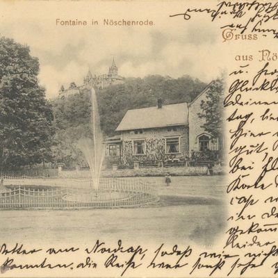 Bild vergrößern: PK_V_0211 Wernigerode Stadtansichten Fontaine in Nöschenrode