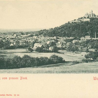 Bild vergrößern: PK_V_0217 Wernigerode Stadtansichten Blick vom Großen Bleek