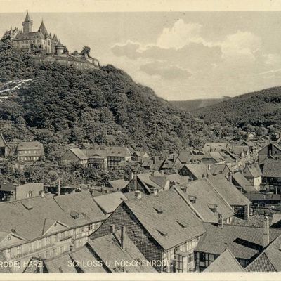 Bild vergrößern: PK_V_0241 Wernigerode Stadtansichten Schloss und Nöschenrode