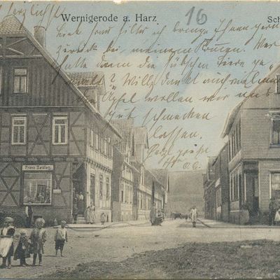 Bild vergrößern: PK_V_0265 Wernigerode Stadtansichten Schloßstraße