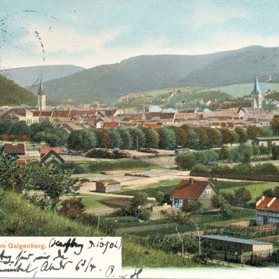 Bild vergrößern: PK_V_0270 Wernigerode Stadtansichten Wgd. vom Galgenberg