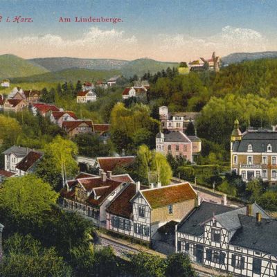 Bild vergrößern: PK_V_0277 Wernigerode Stadtansichten Am Lindenberge