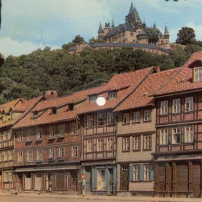 Bild vergrößern: PK_V_0281 Wernigerode Stadtansichten Der Bohlweg