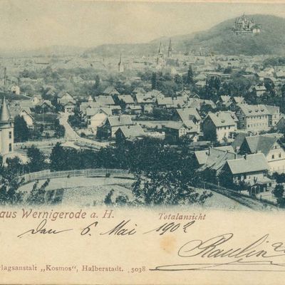 Bild vergrößern: PK_V_0308 Wernigerode Stadtansichten Gruss aus Wernigerode