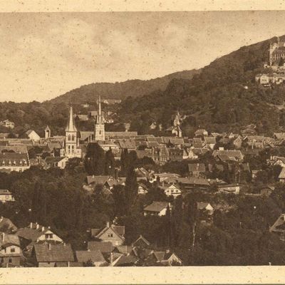 Bild vergrößern: PK_V_0323 Wernigerode Stadtansichten Wernigerode m. Schloss