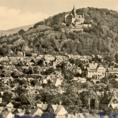 Bild vergrößern: PK_V_0324 Wernigerode Stadtansichten Blick von der Sennhütte