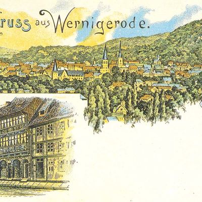 PK_V_0345 Wernigerode Stadtansichten Gruss aus Wernigerode