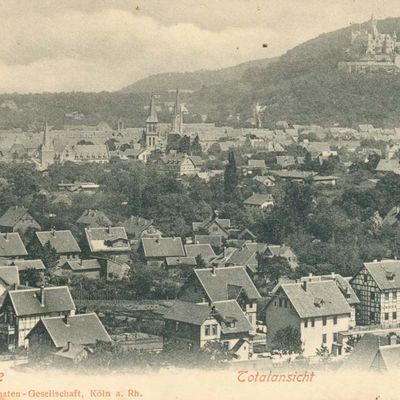 Bild vergrößern: PK_V_0072 Wernigerode Stadtansichten Totalansicht